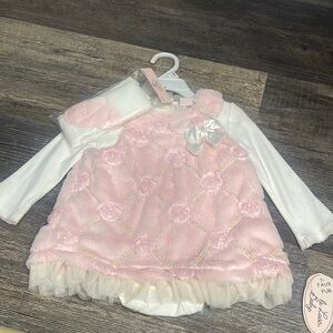 3 pc baby girl set
